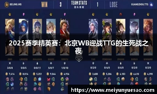 2025赛季精英赛：北京WB迎战TTG的生死战之夜